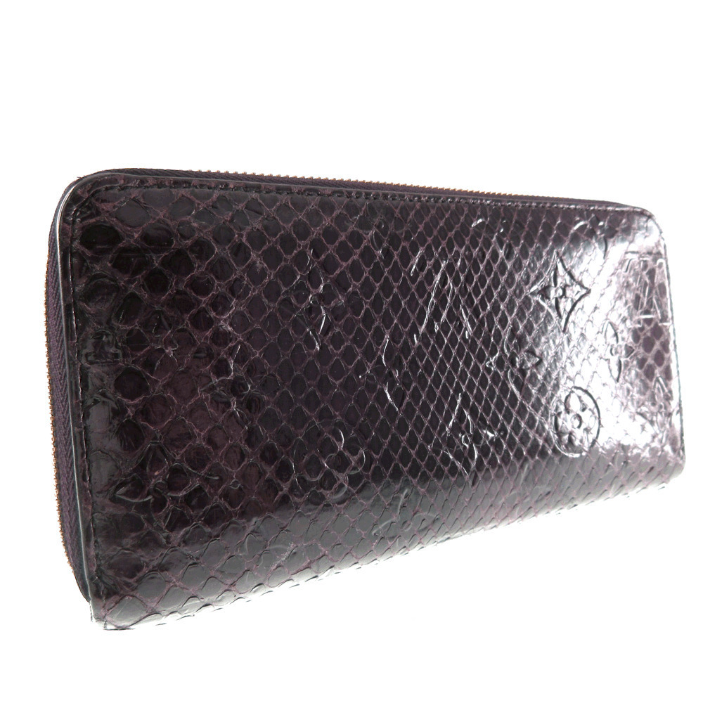 Louis Vuitton Purple Wallet Python Accessories Lo… - image 2